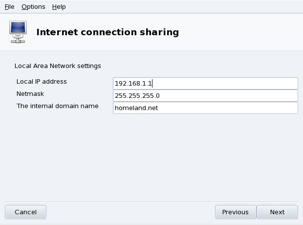 Configuring the LAN