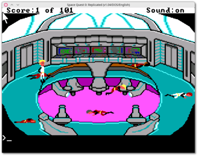 [Space Quest 0: Replicated (SQ1 prequel, with ScummVM engine)]